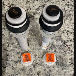 2 American Standard Push Pop Up Bronze Drains